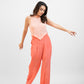 Peach satin co-ord set