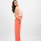 Peach satin co-ord set