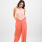 Peach satin co-ord set