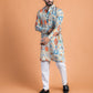 Vintage silk printed kurta