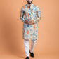 Vintage silk printed kurta