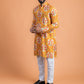 Yellow floral kurta